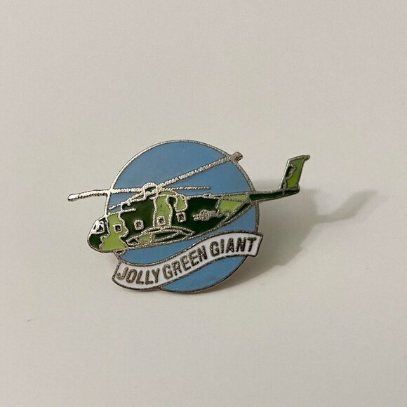 US Air Force Pin Jolly Green Giant Helicopter USAF Search Rescue - Picture 1 of 11